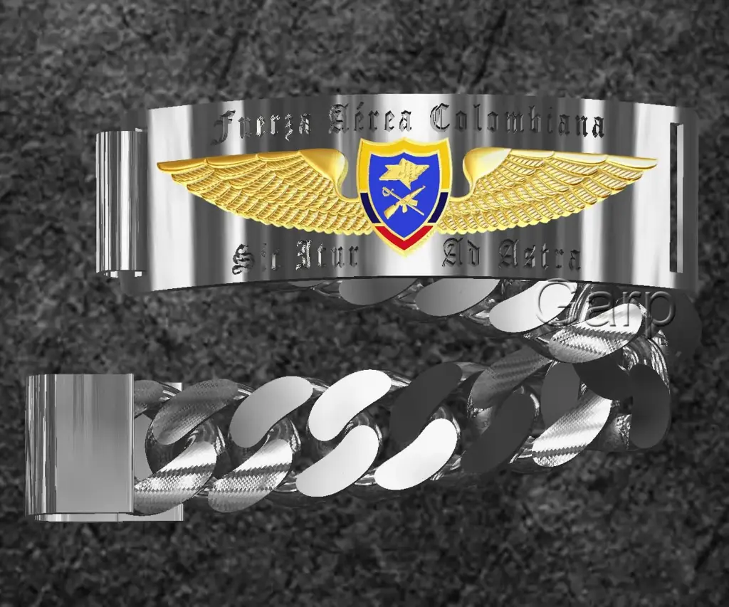 ✈️🇨🇴 Pulsera Seguridad y Defensa de Bases FAC