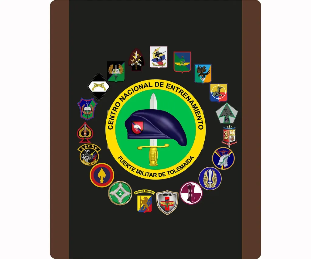 Escudo CENAE 27x22 cms 